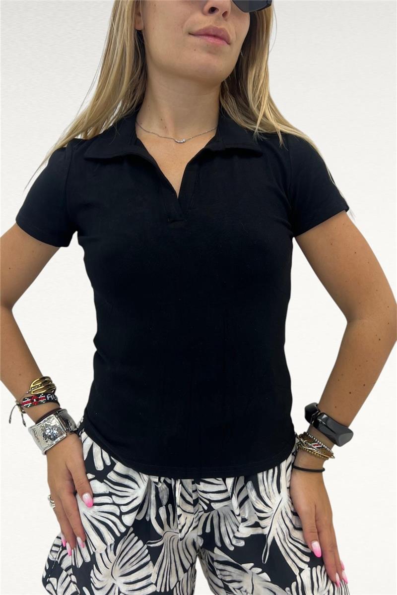 maglia con colletto polo